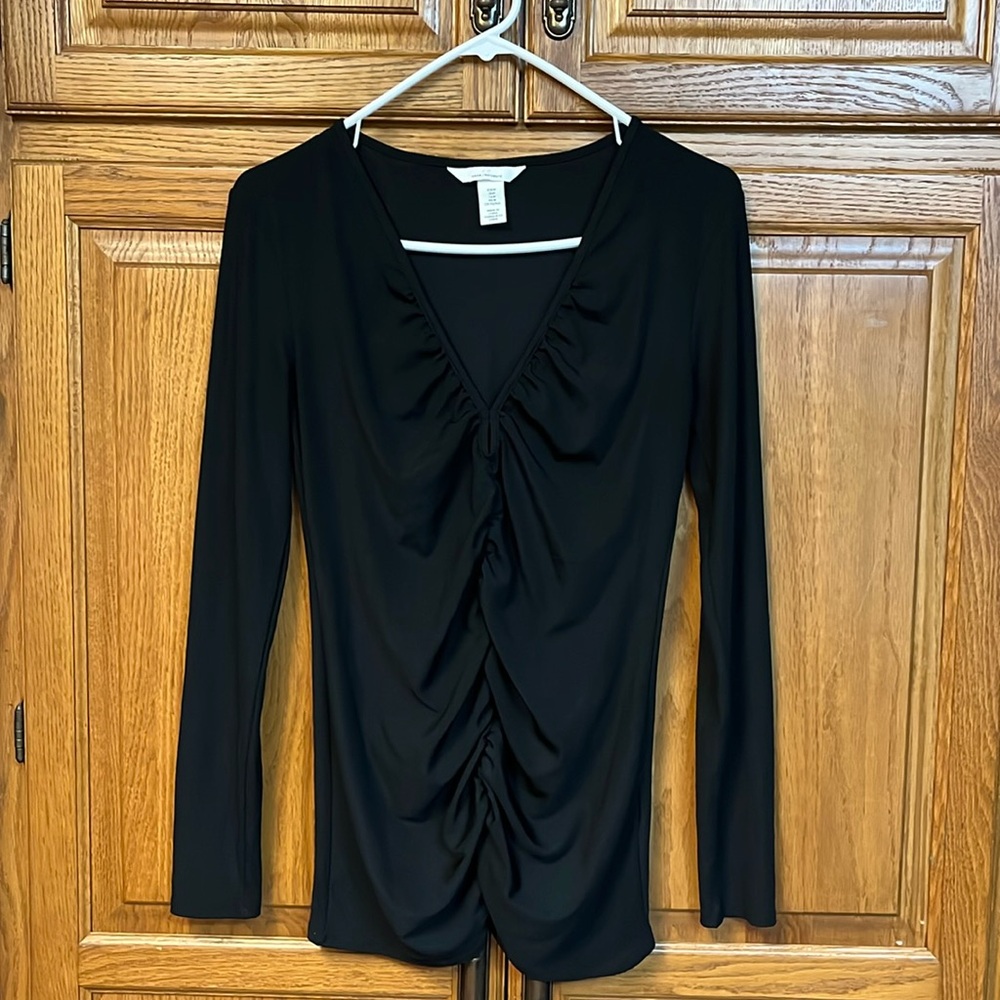 Maternity long sleeved top, stretchy black from H&M